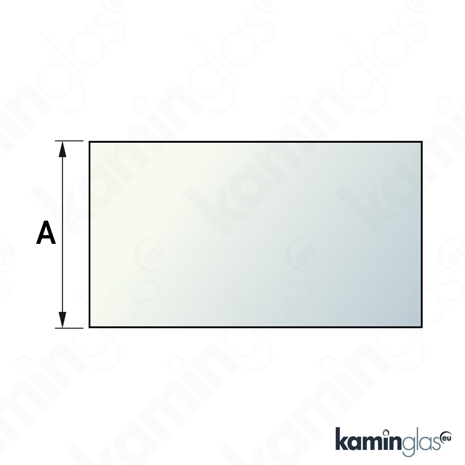 Kaminglas passend für Techfire UNI 3066